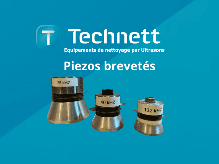 Trois piezos de tailles et de puissances différentes